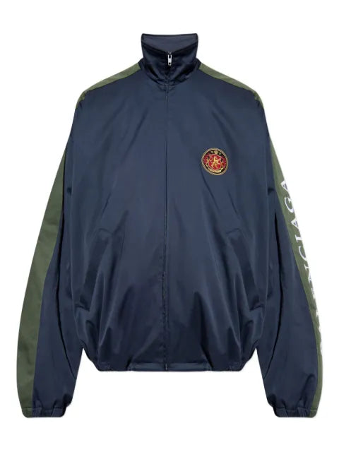 Balenciaga logo-pach bomber jacket