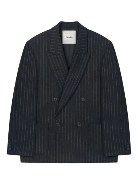 Nanushka Anselm pinstripe double-breasted blazer