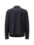 Lardini flower-detail wool shirt jacket