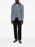 Eleventy layered-effect hooded jacket