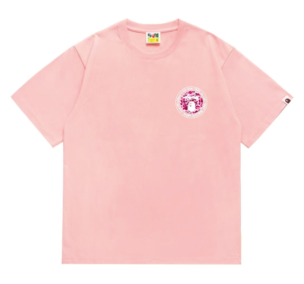BAPE Light Circular Graphic Short-Sleeve T-Shirt