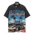 Godspeed Washed Black Car & Sun-Eye Graphic T-Shirt