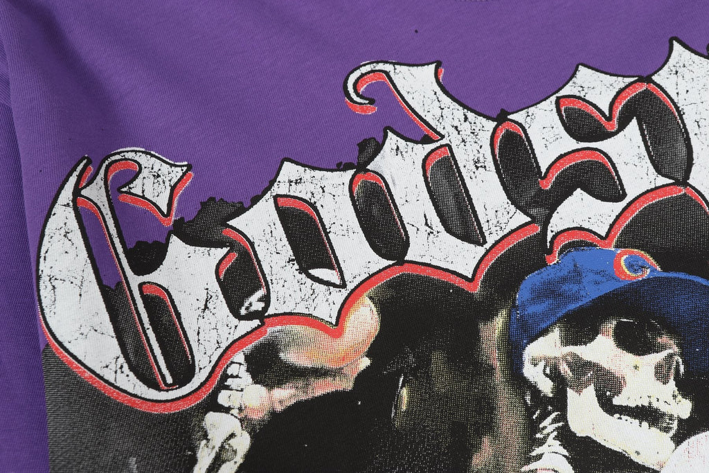 Godspeed Purple Baseball Graphic T-Shirt
